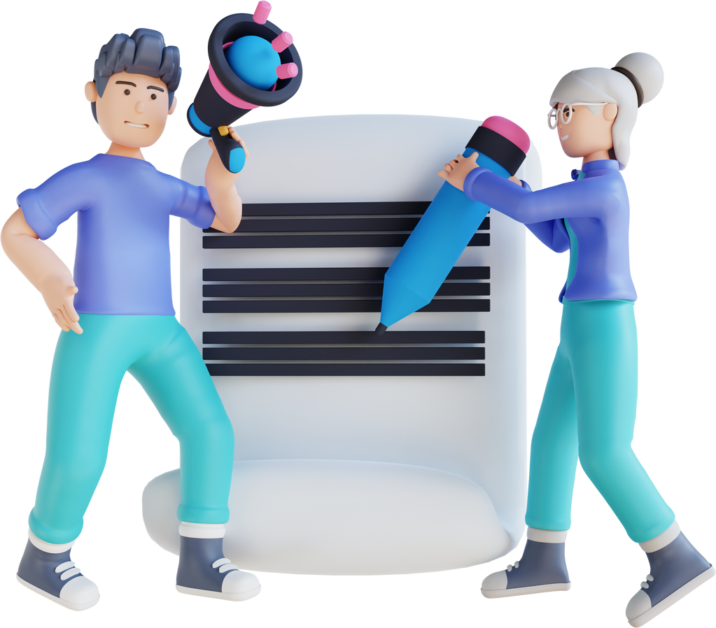 3D illustration content marketing